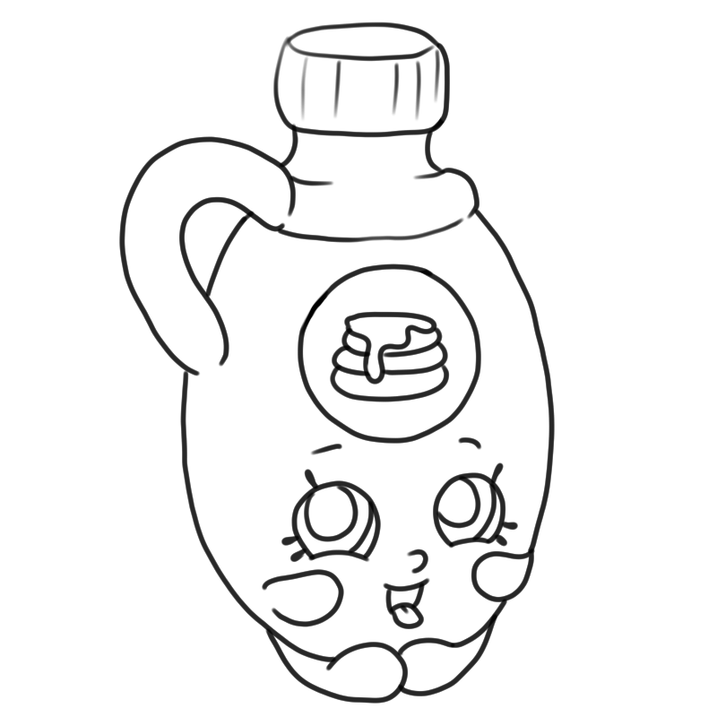 Canadian Syrup Coloring Page