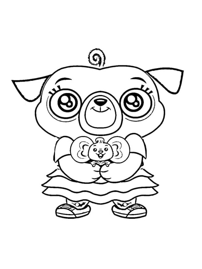 Chip And Potato Friends Coloring Page