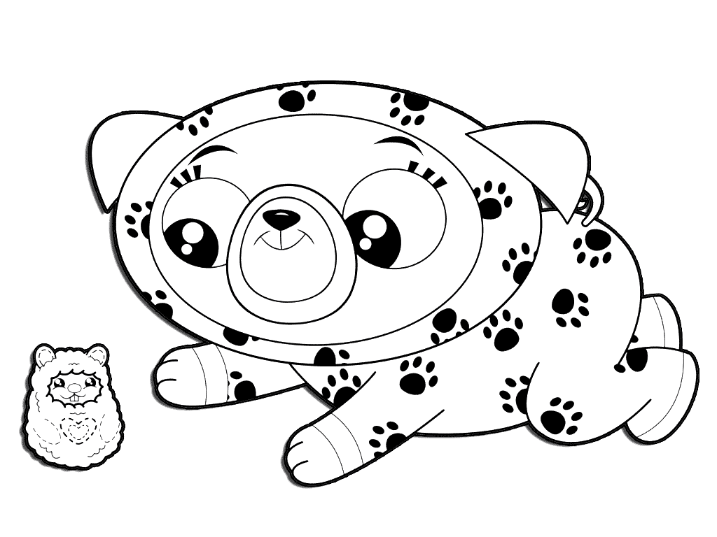 Chip And Potato Sleepover Coloring Page