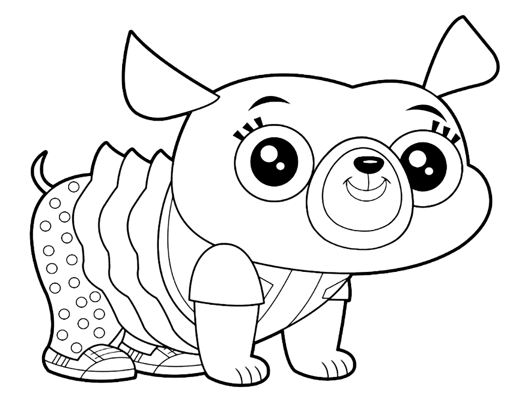 Printable Chip And Potato Coloring Pages
