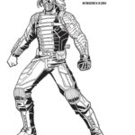 The Winter Soldier Coloring Page