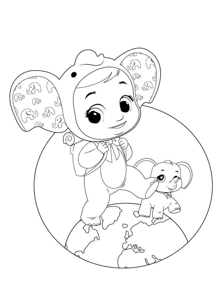 Ella Cry Babies Coloring Page