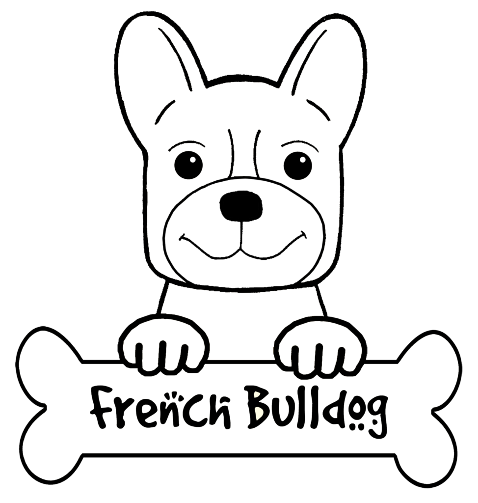 French Bulldog Coloring Page