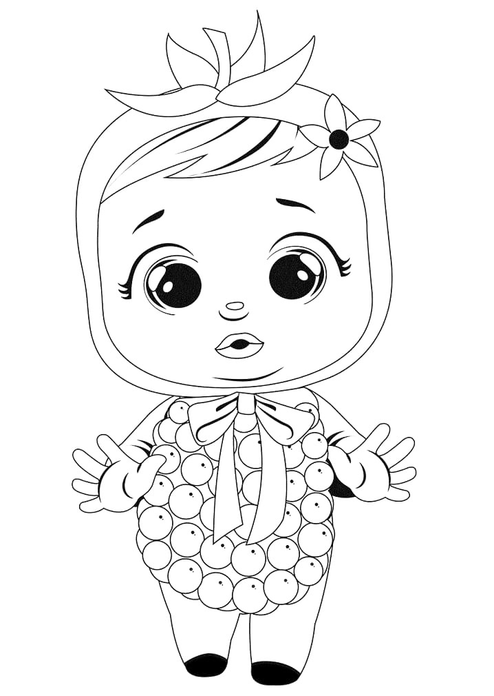 Pia Cry Babies Coloring Page