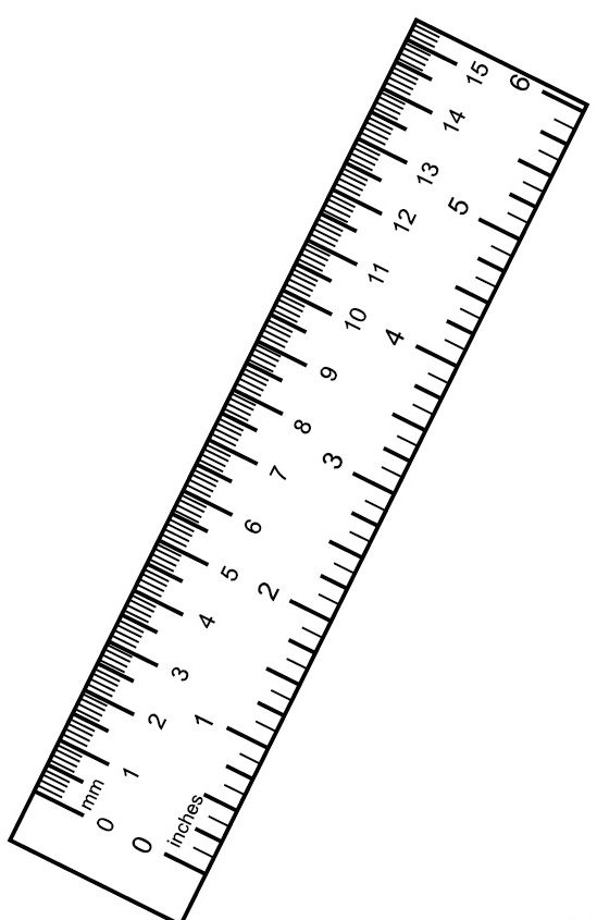 Ruler School Supplies Coloring Page