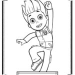 Ryder Paw Patrol Coloring Page