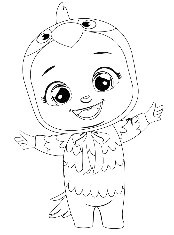 Sydney Cry Babies Coloring Page