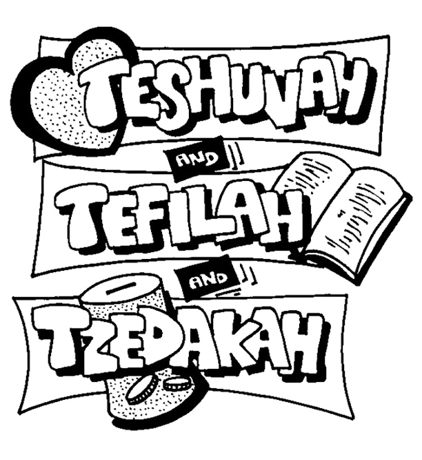 Teschuvah Coloring Page