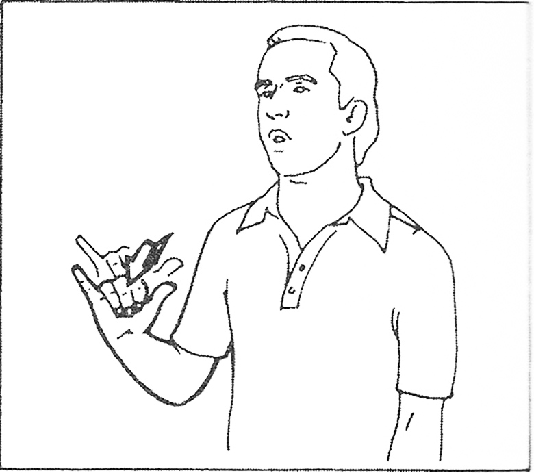 Oh I See Sign Language Coloring Page
