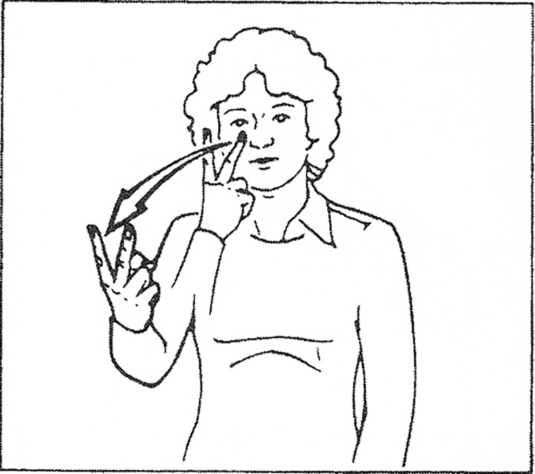 See Sign Language Coloring Page