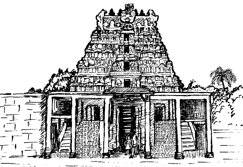 Architecture In India Coloring Page
