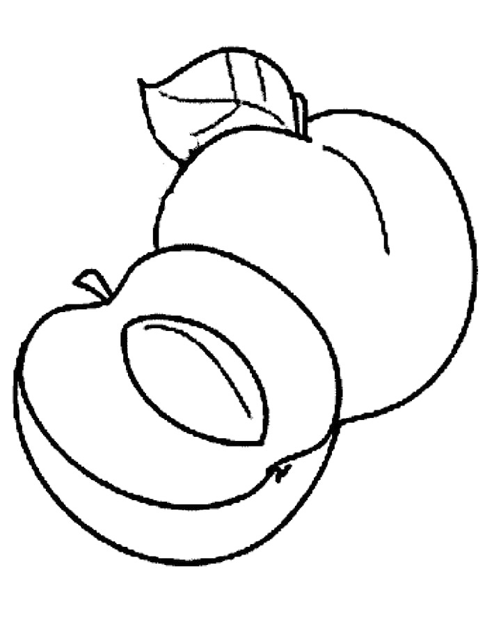 Austria Apricot Coloring Page