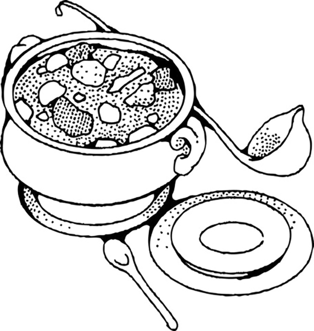 Brazillian Stew Coloring Page