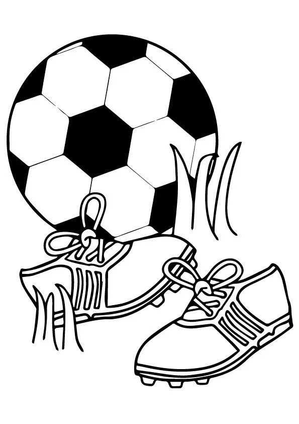 Football In Brazil Coloring Page