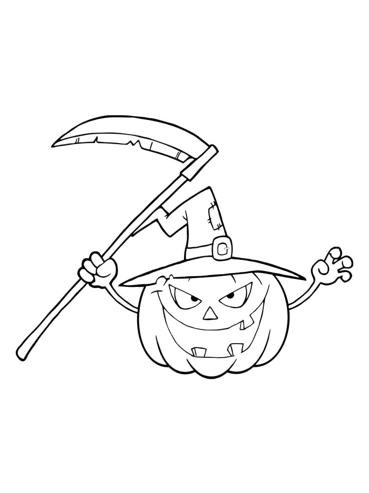 Fun Jack O Lantern Coloring Page