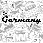 Germany Printable Coloring Page