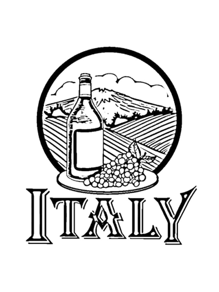 Italy Coloring Page