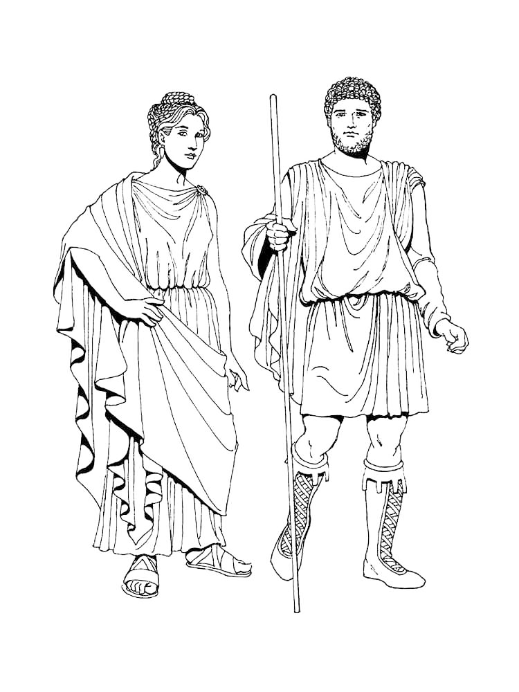 Ancient Greece Coloring Pages