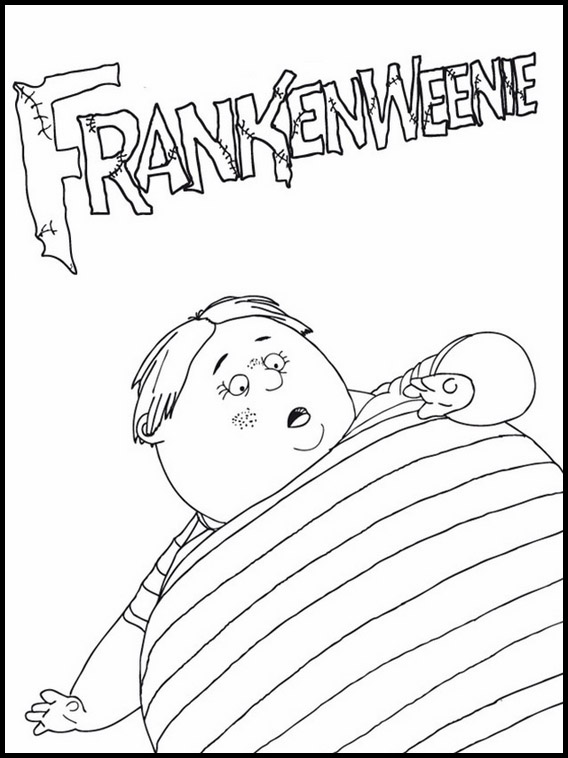 Bob Frankenweenie Coloring Page