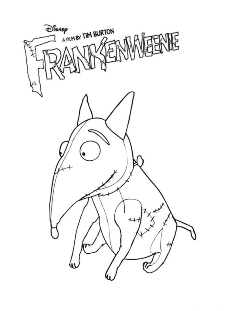 Frankenweenie Coloring Page