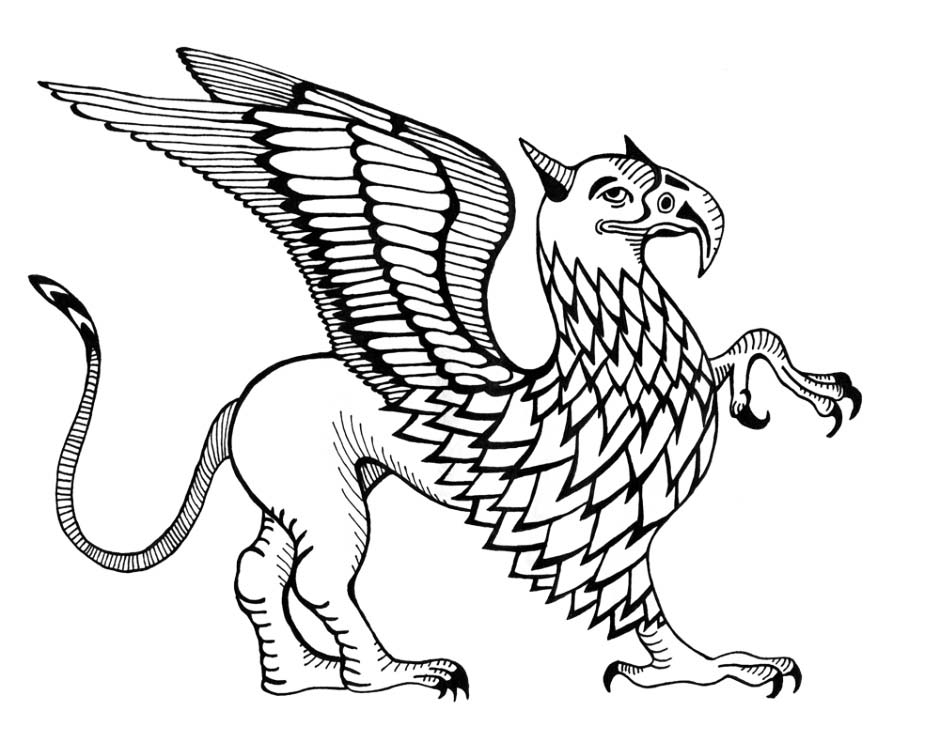 Griffin Coloring Page