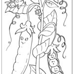 Momma And Baby Peas Coloring Page