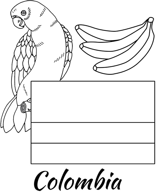 Columbia Coloring Page