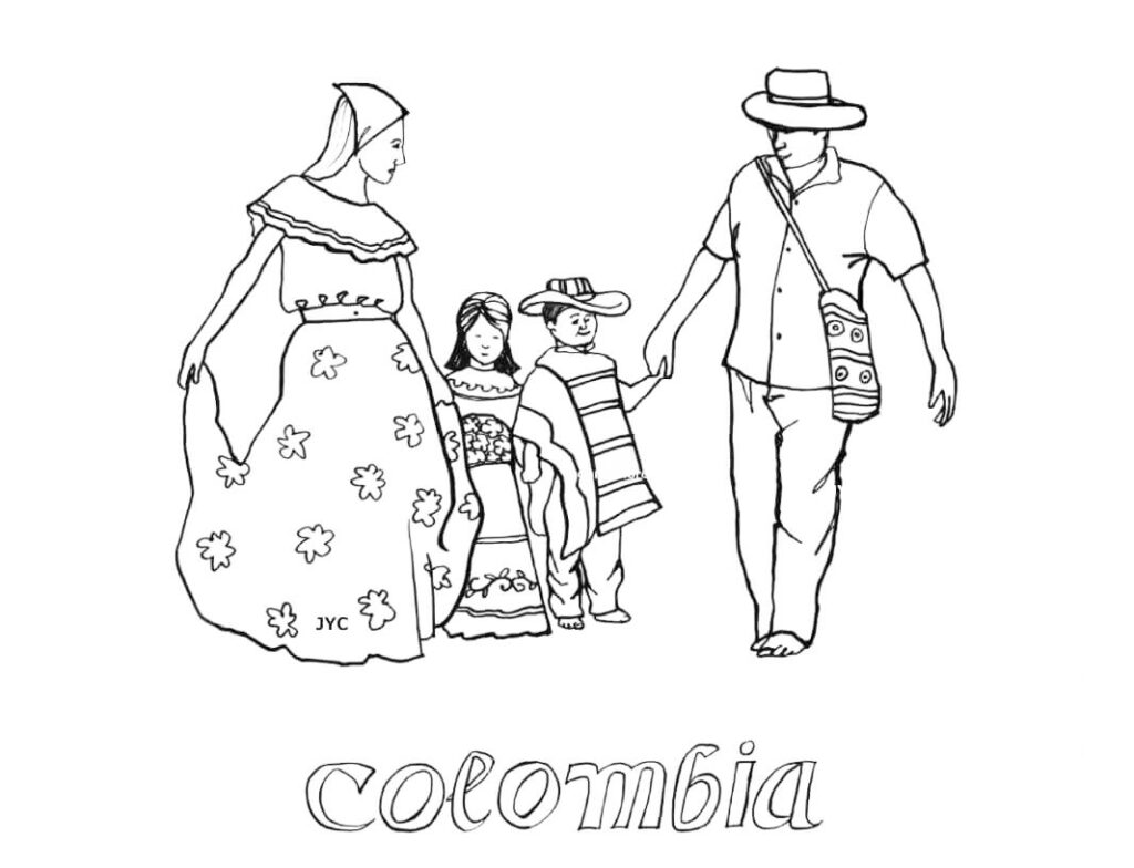 Columbia Coloring Pages