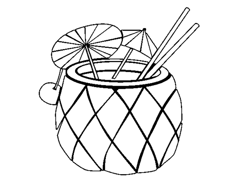 Columbia Drink Coloring Page