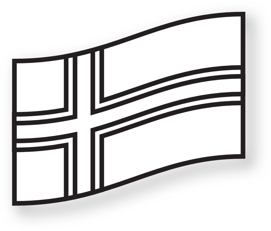 Iceland Flag Coloring Pages