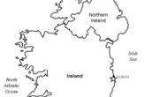 Ireland Map Coloring Page