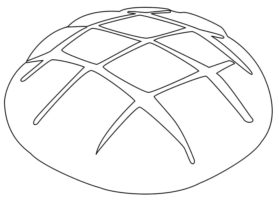 Irish Soda Bread Coloring Page