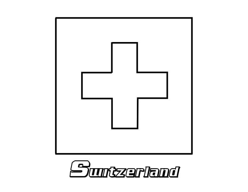 Switzerland Coloring Pages