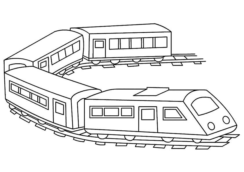 Train Coloring Page