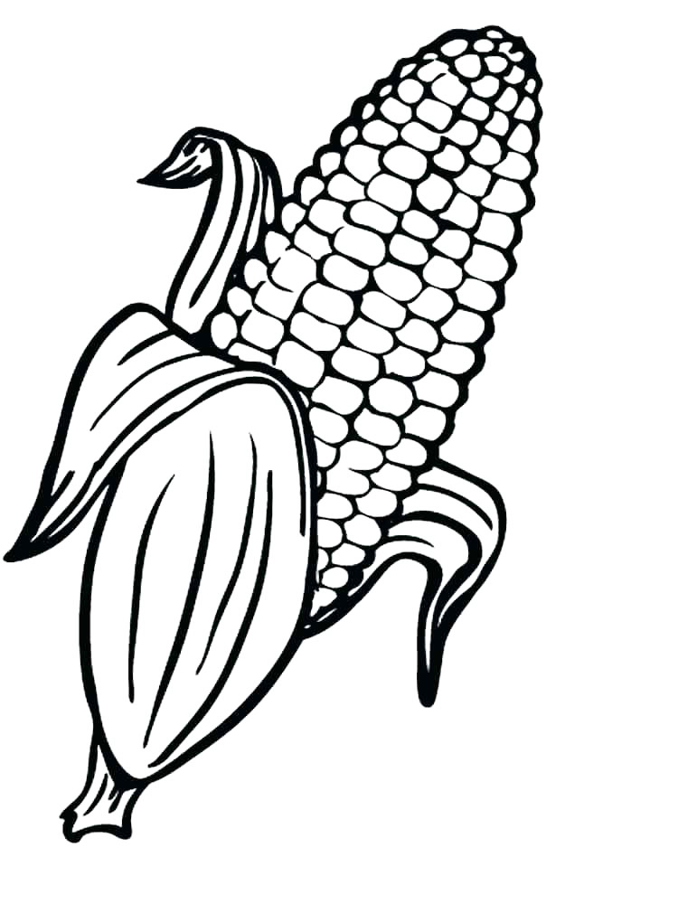 Corn Chile Coloring Page