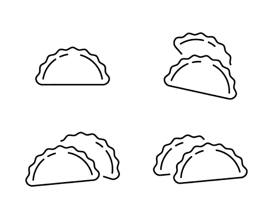 Empanadas Chile Coloring Pages