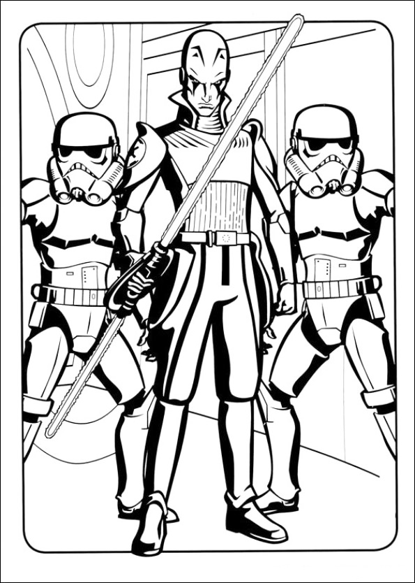 Grand Inquisitor Star Wars Rebels Coloring Page