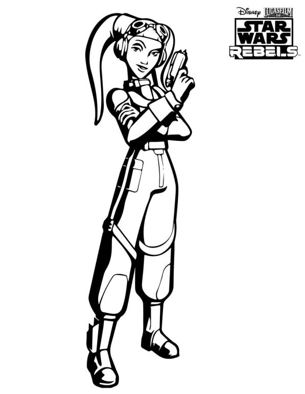 Hera Star Wars Rebels Coloring Pages