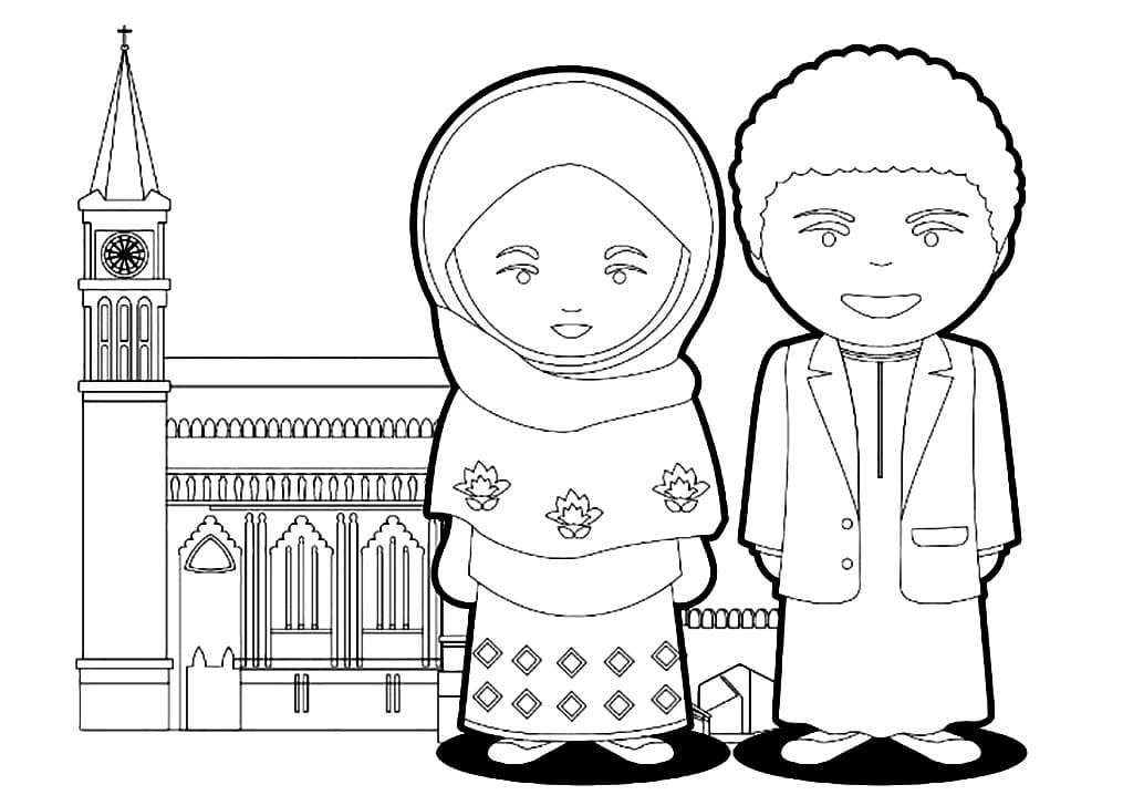 Tanzania Coloring Pages