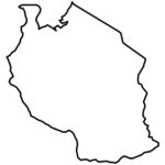 Tanzania Map Coloring Page