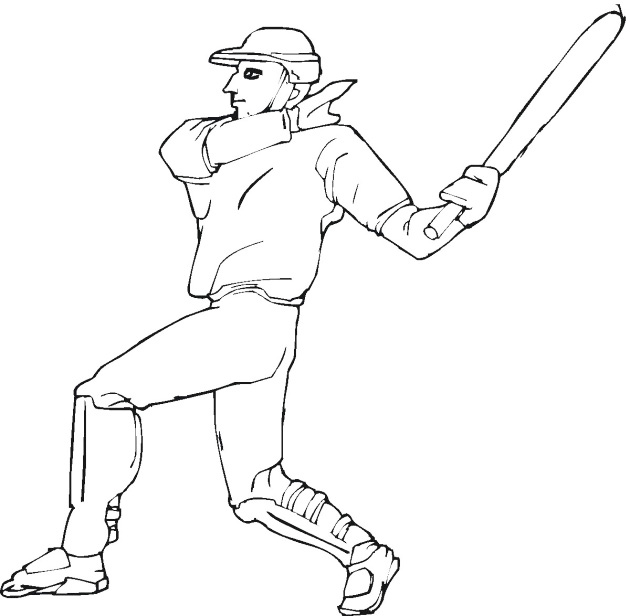 Baseball In Venezuela Coloring Page