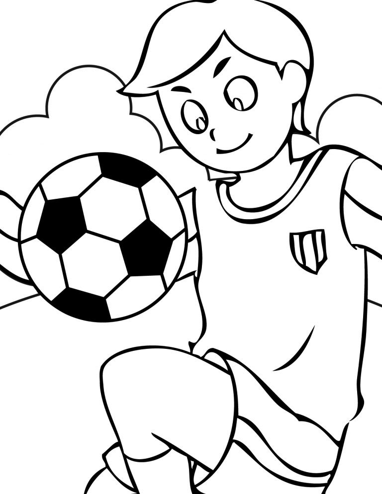 Football In Bolvia Coloring Page