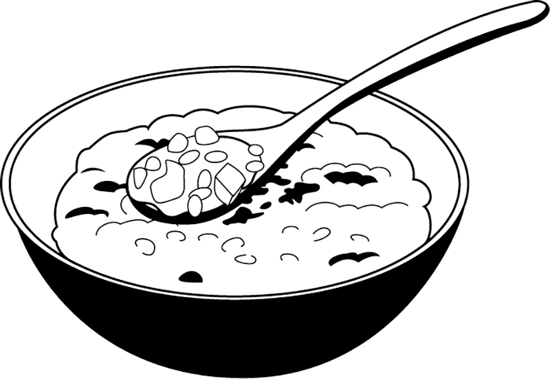 Fried Rice Nigeria Coloring Page