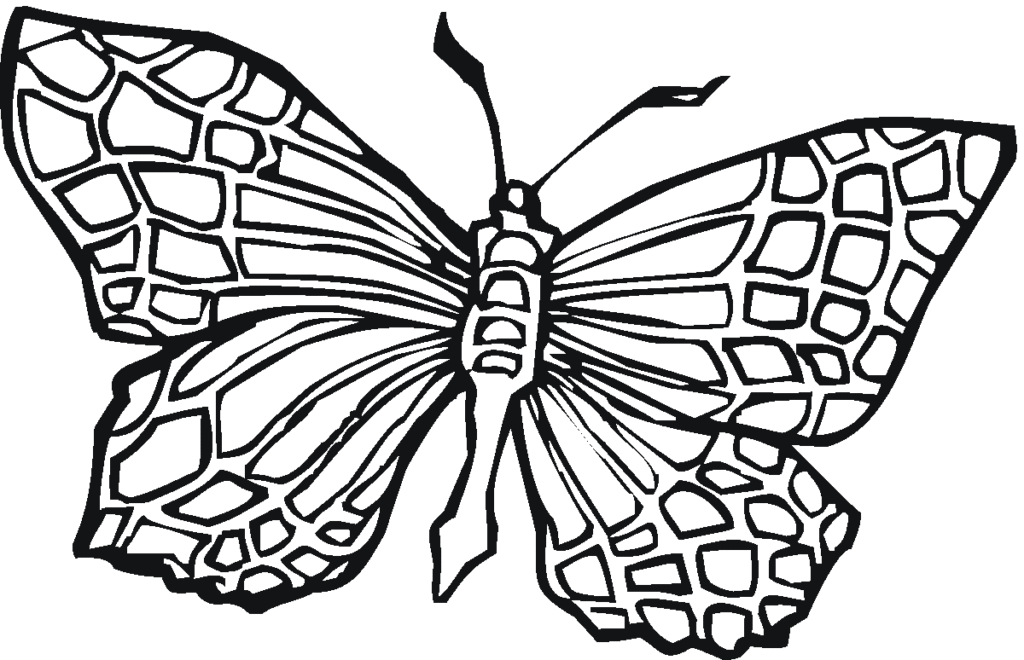 Guembe Butterfly Sanctuary Coloring Page