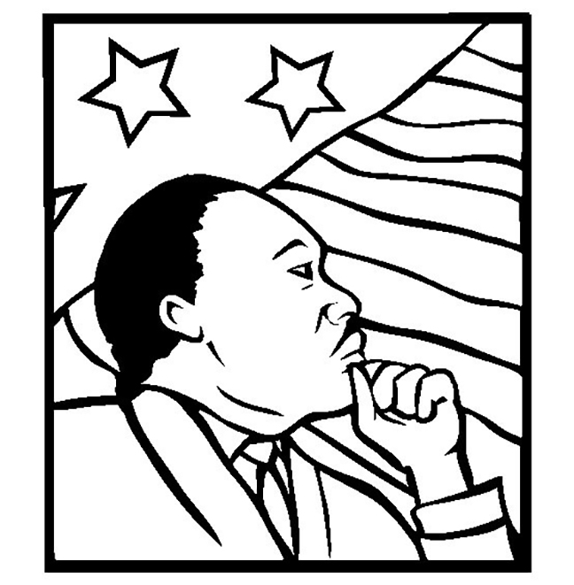 Mlk Coloring Page