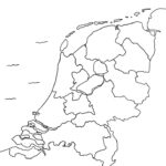 Map Of Netherlands Coloring Page