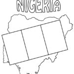 Nigeria Map Coloring Page