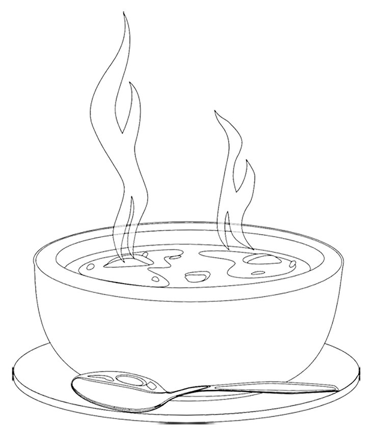 Peanut Soup Coloring Page