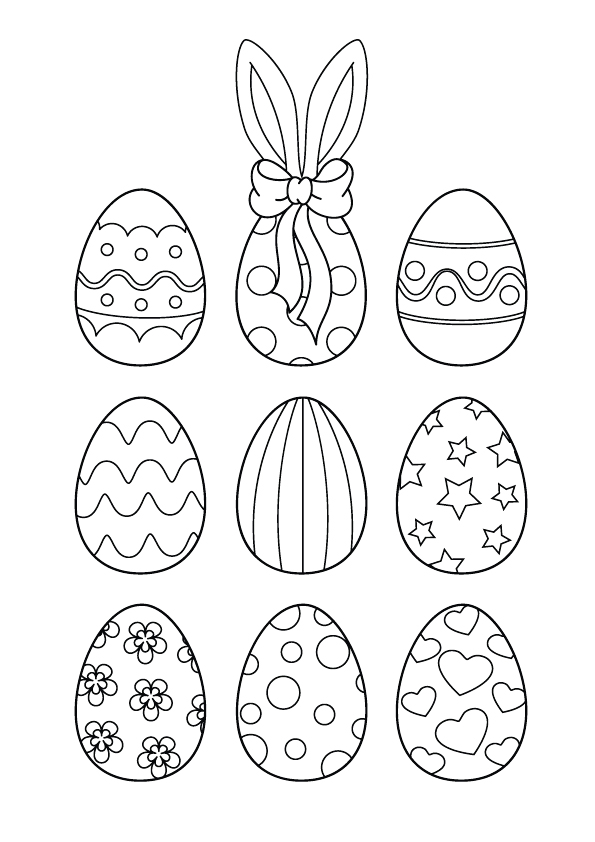 Pysanky Art Of The Decorated Egg Ukraine Coloring Page