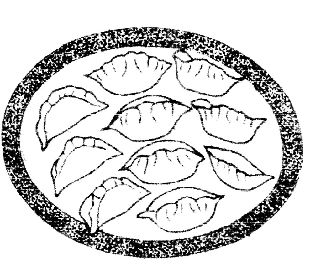 Varenyky Dumplings From Ukraine Coloring Page